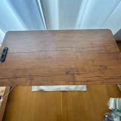 山善 YAMAZEN   2口コンセント付き折りたたみデスクの画像