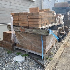 ①レンガ　煉瓦　ブロック　インターロッキングの画像