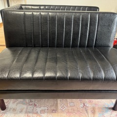 カフェ風L字ソファ(2-3人用)の画像