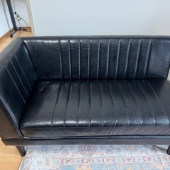 カフェ風L字ソファ(2-3人用)の画像