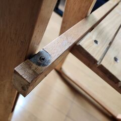 Aldo Jacober「Trieste」スタイル木製フォールディングチェアの画像