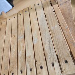 Aldo Jacober「Trieste」スタイル木製フォールディングチェアの画像