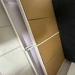 【本日引取限定半額！】セミダブルベッドフレーム収納付きの画像