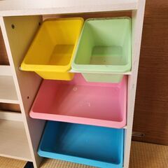 アイリスオーヤマ　子ども向け収納の画像