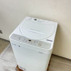 中古家電セット( 冷蔵庫 HITACHI 154L 2020年製 RL-154KA 洗濯機 SHARP 5.5kg 2019年製 ES-GE5C-W)の画像