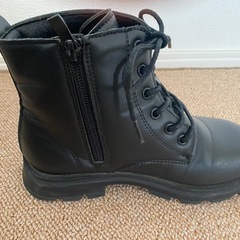 CHARMY CANDY　ショートブーツ　サイドファスナー付　黒　22cmの画像