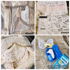 《美品ベビーカー》ピジョンランフィリノン&その他ベビーグッズ大量！！エルゴ・クーファン・搾乳機・離乳食セットなど♪の画像