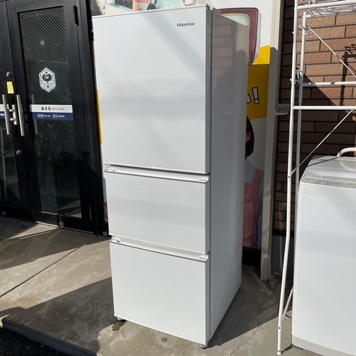 Hisense 282L 3ドア冷蔵庫 2019年製