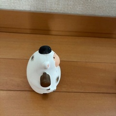 【箱無し】干支置物　申（陶器）の画像