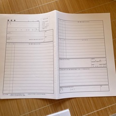 履歴書用紙 用紙のみセット　　アルバイト・パート・常勤　　全50枚程の画像