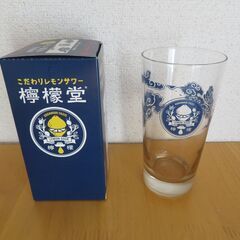 檸檬堂ロゴ入りグラス 400mlの画像