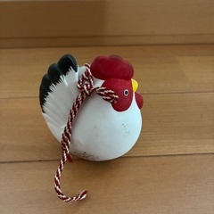 【箱無し】干支置物　酉（陶器）の画像