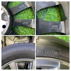 スタッドレスタイヤ　グッドイヤー　2022年製アイスナビ7 215/60R17　4本 の画像