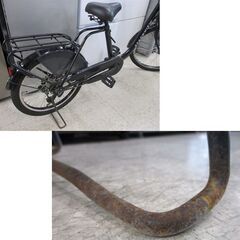 24インチ自転車 すご楽 前輪24 後輪20インチ SATCKVIEW 3段切替 DCM 札幌市北区屯田の画像