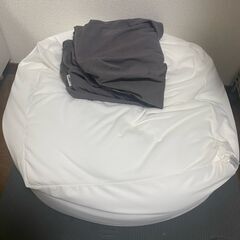 EMOOR ビーズクッション グレーMサイズの画像