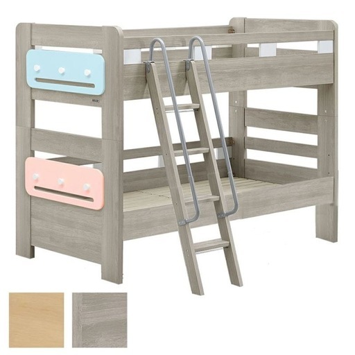 【値下げ】2段ベッド ホワイト木目