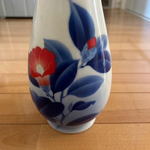 中古】有田焼深川製磁花瓶 (虹色しゃぼん玉) 法隆寺のインテリア雑貨