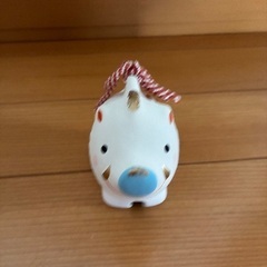 【箱無し】干支置物　亥（陶器）の画像