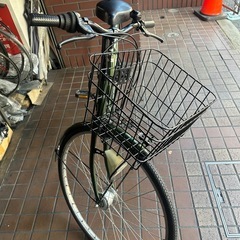 27インチ　外装6段変速　オートライト付き　マットグリーンの画像