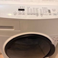 北海道札幌市白石区　2021年製ドラム式洗濯機 ドラム式洗濯乾燥機　 8.0/3.0kgコンパクトタイプ CDK832の画像