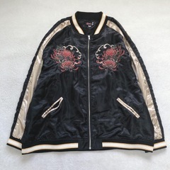 希少★５L 抜刀娘 刺繍スカジャン アウター 大きいサイズ カジュアル ブルゾンの画像