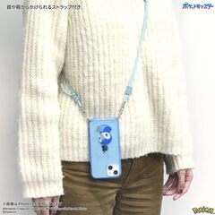 グルマンディーズ ポケットモンスター IIIIfit Loop iPhone 14 Pro / 13 Pro (6.1インチ) 対応 ケース ポッチャマ POKE-806Dの画像