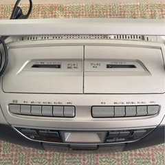 CD&ダブルカセットレコーダーの画像