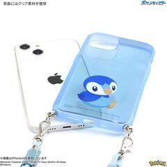 グルマンディーズ ポケットモンスター IIIIfit Loop iPhone 14 Pro / 13 Pro (6.1インチ) 対応 ケース ポッチャマ POKE-806Dの画像