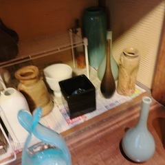 老舗旅館で使っていたアンティークな花器全部美品です。の画像