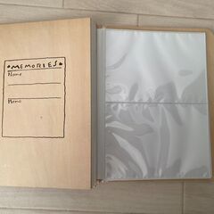 木製アルバム（写真16枚収納可）の画像