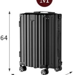 スーツケース Mサイズ ブラックの画像