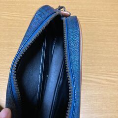 【レトロ/長期保管品/お引取り限定】■メンズセカンドバック　POLO CLUB■モスグリーン■の画像