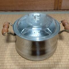 ◆スチーム兼用煮込鍋　新潟県燕市　丸山技研　未使用保管品◆０１の画像