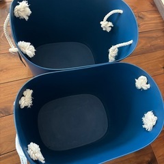 balcolore（バルコロール）マルチバスケット（ネイビー）Mサイズ【現時点で2つあります】の画像