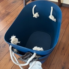 balcolore（バルコロール）マルチバスケット（ネイビー）Mサイズ【現時点で2つあります】の画像