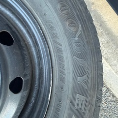 鉄チン　タイヤ　ホイール　145/80 12Rの画像