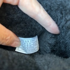 UGG（アグ）ブーツ　キッズ用　21cm　ブラックの画像