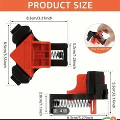 コーナークランプ　4個セット　新品　DIY 工具の画像
