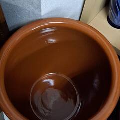 リサイクルショップどりーむ荒田店　No4097　カメ壺　写真参照🎵　蓋付き🎵の画像