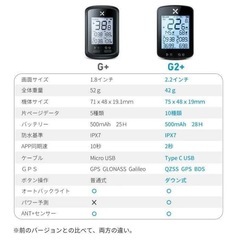 XOSS G+ Gen2 GPSサイクルコンピュータ サイコン ステムマウント付き！新品 2025/11/24 の画像
