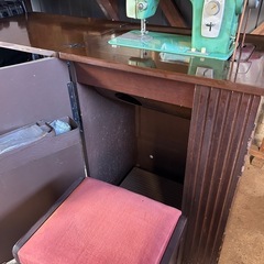 RICCAR 足踏みミシン　ミシン　古道具　古家具　ビンテージ　アンティーク　レトロの画像