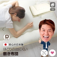 敷布団 ダブル 140x200cmの画像