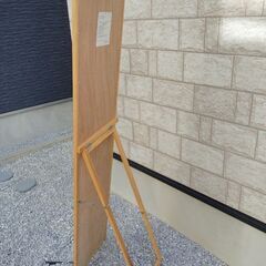 【お届けも可能です】天然木スタンドミラー　姿見鏡 全身鏡 大型ミラー 高さ150cmの画像