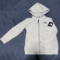【美品】THE NORTH FACE グレー パーカー 130の画像
