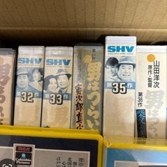 【値下げ交渉大歓迎！！】男はつらいよVHS セットで全部で３４本の画像
