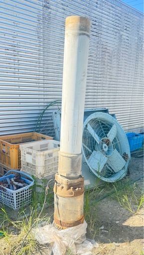 動作確認済み　稲沢市より　水中ポンプ　動力　200ボルト　井戸水　排水管　バルブ　まとめ売り　配管　田んぼ　畑栽培　ビニールハウス　200V