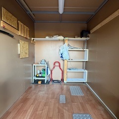 【要現物確認】バイクガレージ(照明・コンセント付き)の画像