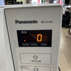 石2511-605 Panasonic単機能レンジ　2021年製NE-FL100 通電確認済み　キズ汚れ有り
の画像