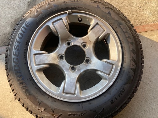 ジムニー純正アルミホイール冬タイヤ 1本 BS 175/80R16 (fate) 真駒内