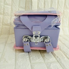 新品❤️ランドセル 女の子 紫 ピンク 刺繍 ハート 可愛いの画像